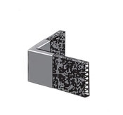 Img of J-Drain 12 Corner for SWD-12"